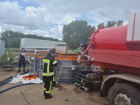 Anlieferung Öl-Wasser-Gemisch mit Tankwagen